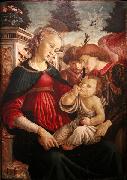 Sandro Botticelli Virgin and child with two angels oil painting reproduction
